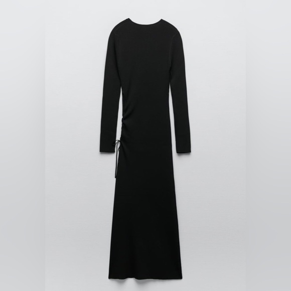 Sold Zara Ribbed Knit Dress NWT - Picture 6 of 8